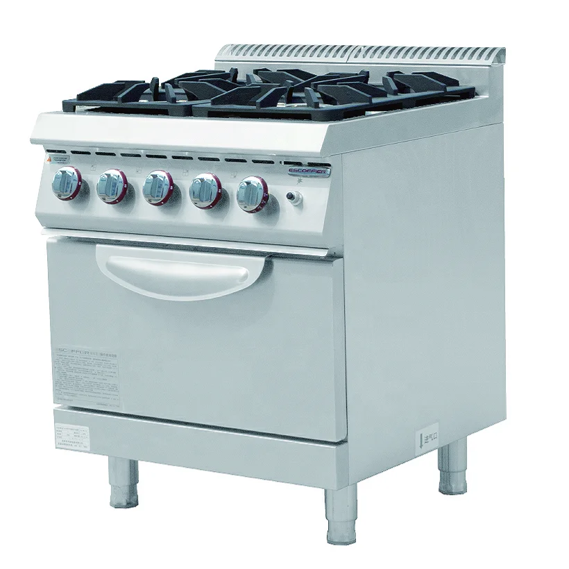 36KW/28KW restaurant gas range commercial 4 burner gas standing cooker stove with oven