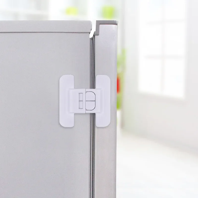 1Pcs Baby Safety Refrigerator Lock Cabinet Door Locker Buckle Home Kids Security Protection Anti-Open Water Dispenser Locks