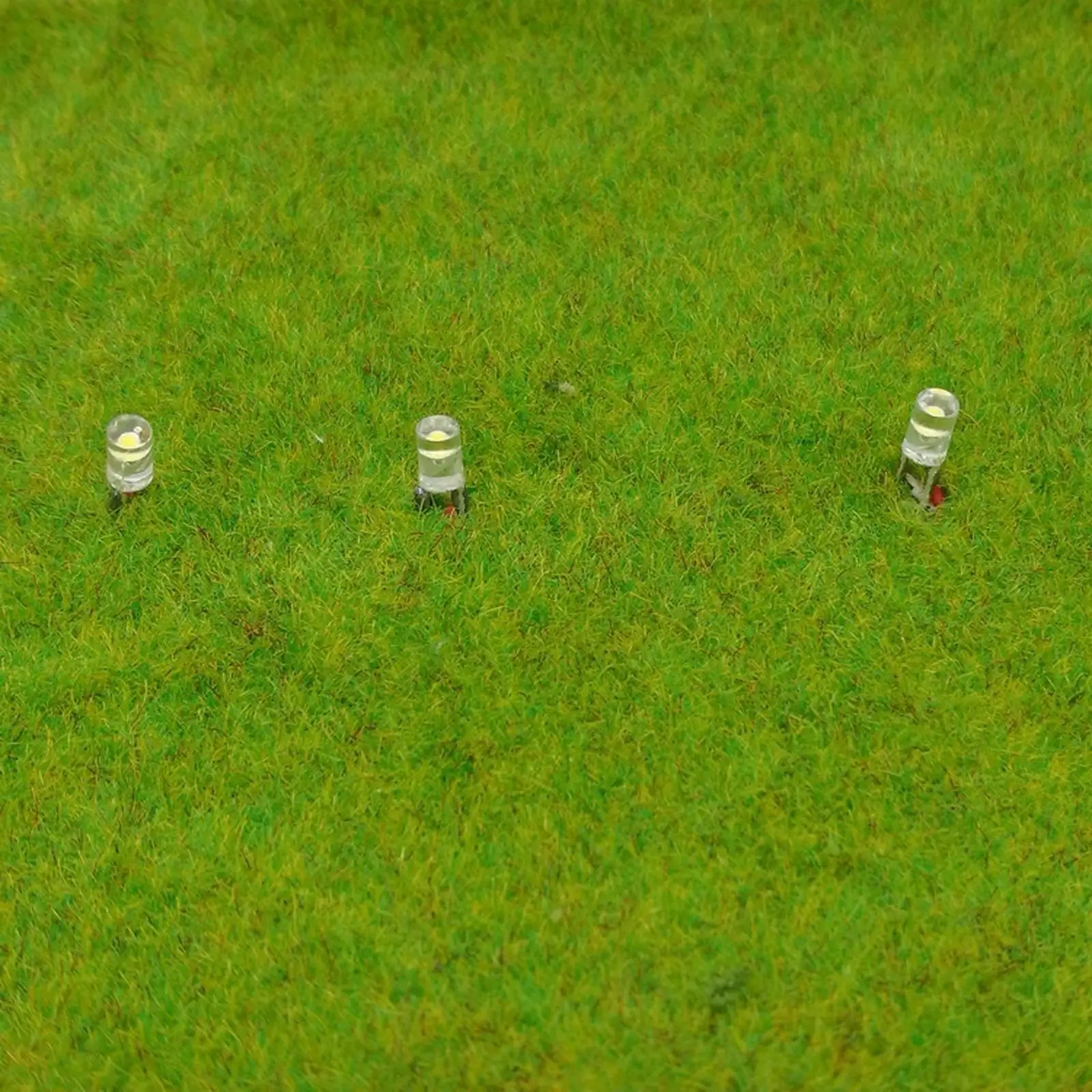 Micro Landschap Verlichting Warm Wit Rood Blauw Groen Geel Bedraad LED Model Lampen voor Miniatuur Trein Landschap DIY