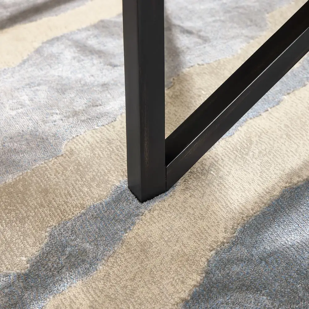 Современный круглый журнальный столик из закаленного стекла, основание из цельного дерева для гостиной, кабинета, минималистичный дизайн, 22 дюйма