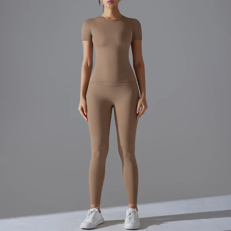 

New Miml Yoga Set 2-piece Sport Women Sompression Shirt Gym Golf Clothing Sportswear Woman Gym Active Wear Leggings for Women