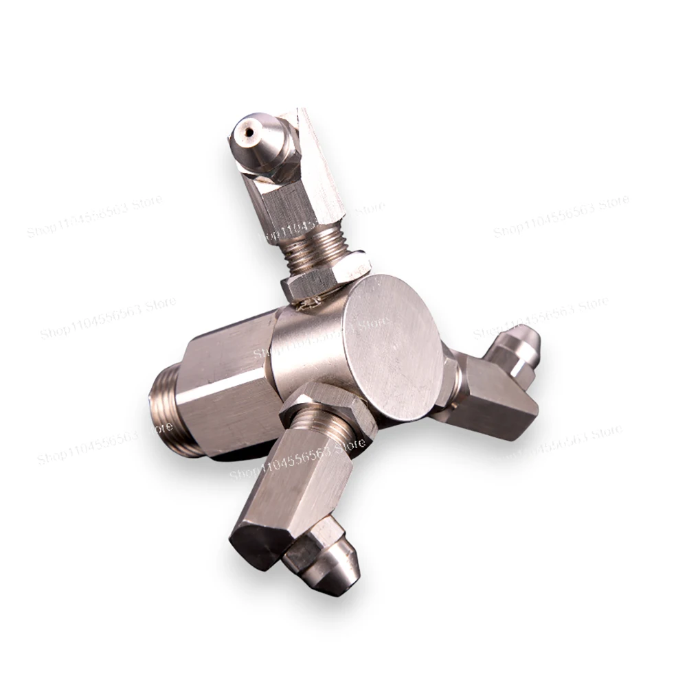 SS304 Automatic Rotating Car Washer Nozzle 360 Degree Cleaning Nozzle High Pressure Washing Machine Industrial Dust Spray Nozzle