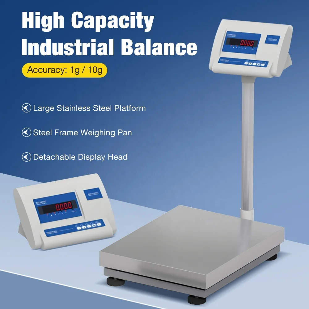 LED Digital 1g/10g High-precision Electronic Scale Workshop Platform Scale Large Range Industrial Balance Lab Use