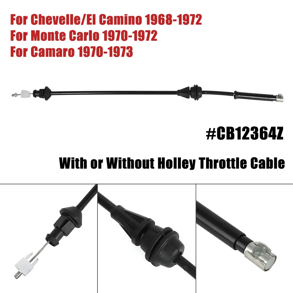 Para Chevelle/El Camino 1968-1972 para Monte Carlo 1970-1972 para Camaro 1970-1973 con o sin Cable de acelerador Holley GM 336969