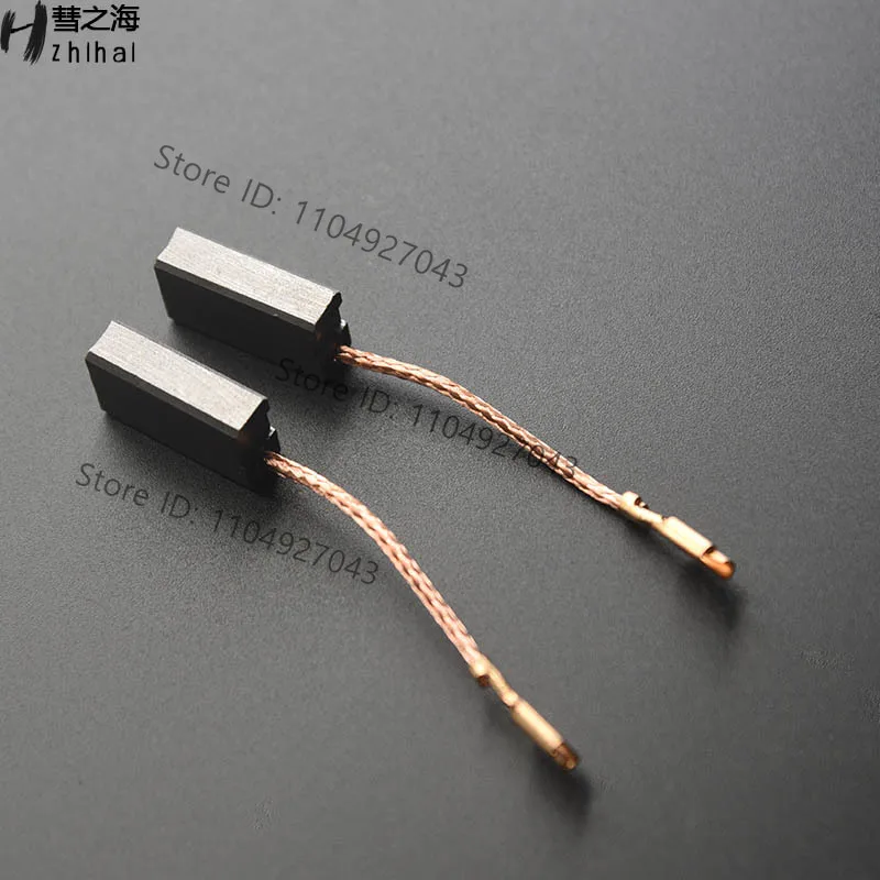 2PC medium copper DC motor carbon brush 7 * 14 * 24 universal wear-resistant various specifications support customization