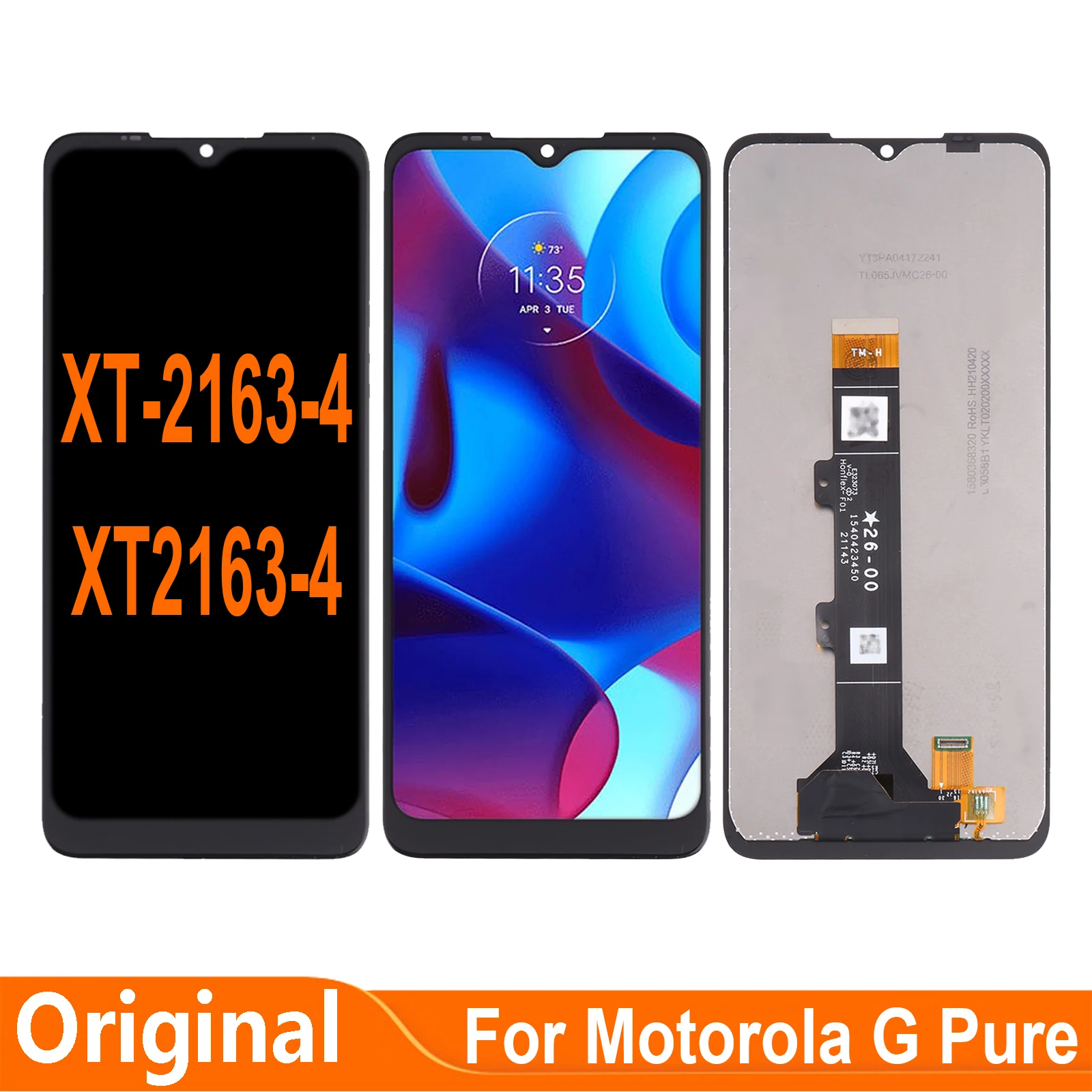 

6.5'' Original For Motorola G Pure XT-2163-4 LCD Display Touch Screen Digitizer Assembly Parts