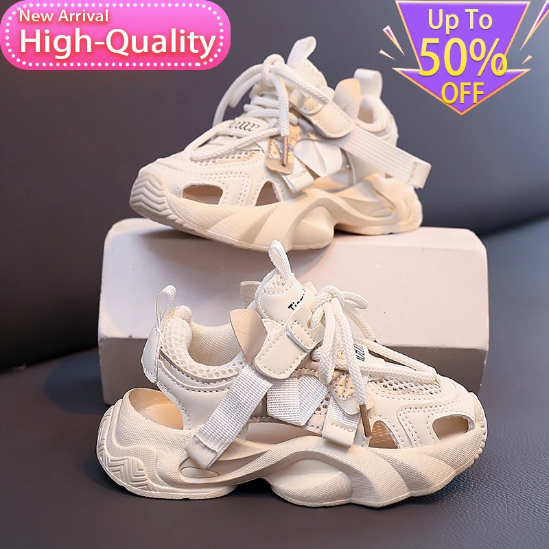 Spring Hot Selling Mesh Breathable Childrens Sports Shoes Lightweight Shock-absorbing Sports Shoes Campus Soft Casual Shoes view 2