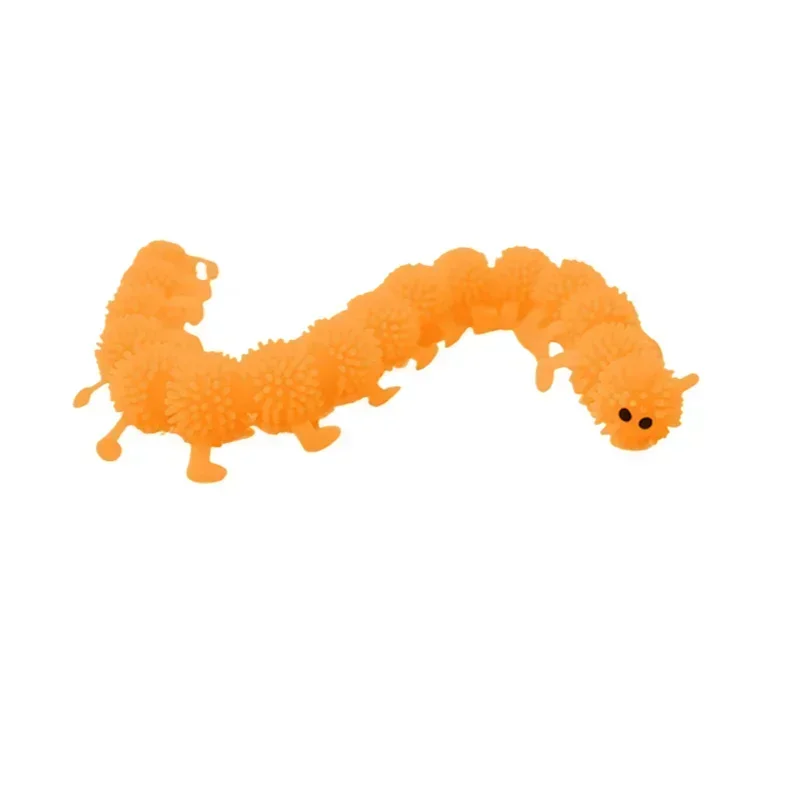 1pc Caterpillars Sensory Toy Stress Relief Stretchy String Worm Pops Fidget Therapy Anti Anxiety Fidget for Teenagers Adults