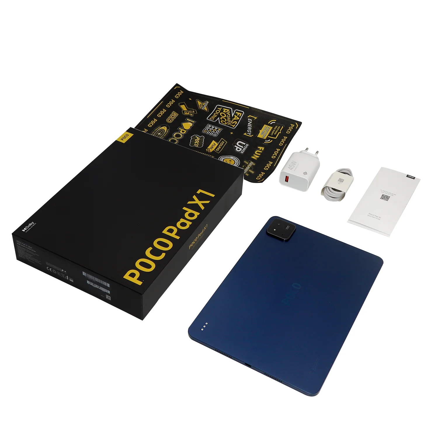POCO Pad X1 Global Version Tablet 8GB 512GB Snapdragon 7+ Gen 3 11.2' 3:2 3.2K 144Hz Crystal-Clear Display 8850mAh (Typ) Battery 45W Turbo Charging