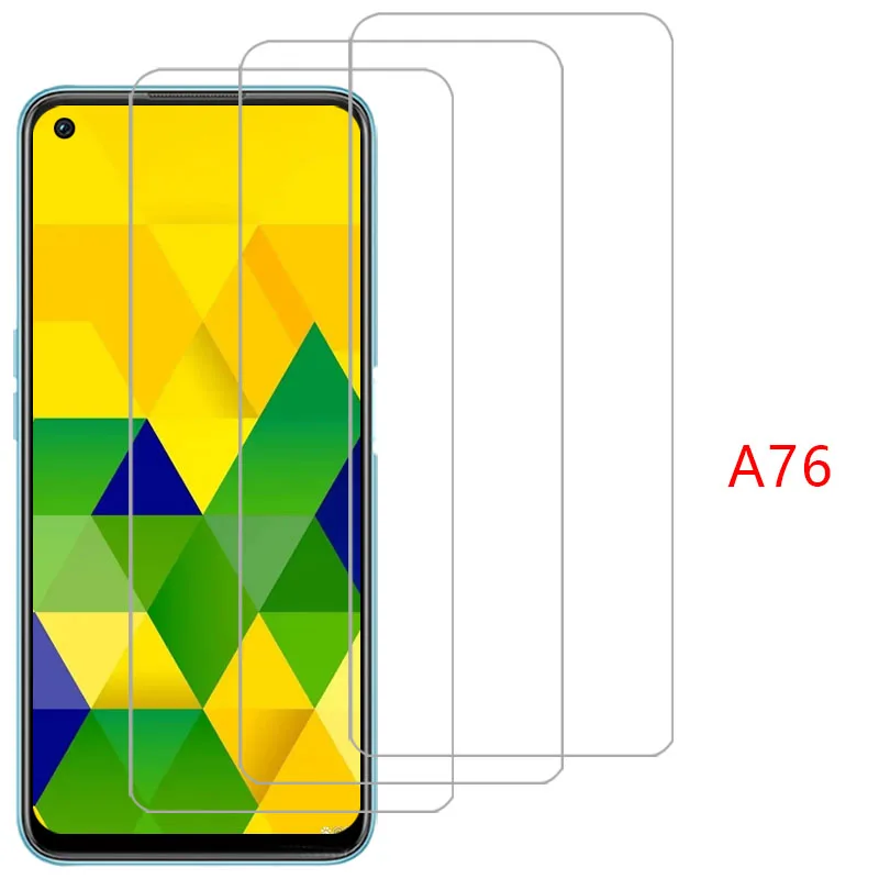 protective tempered glass for oppo a76 screen protector on oppoa76 a 76 76a 4g 5g phone film glas opp opo oppa appo opoa76
