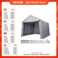 VEVOR Portable Shed Outdoor Storage Shelter 5 Sizes Waterproof Heavy Duty All-Season Instant Storage Tent Tarp Sheds For Motor