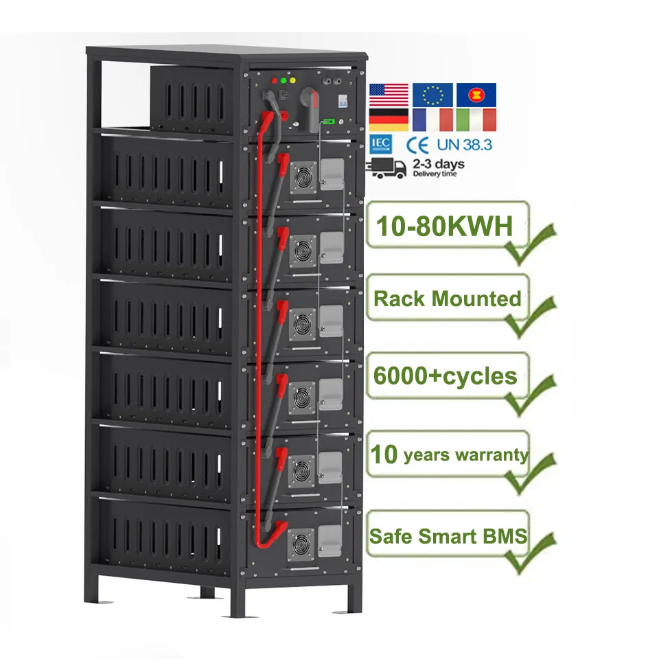 Batterie au lithium VEFEPO4 pour système de batterie ESS, haute tension, 384V, 192V, 120V, 96V, 800Ah, 2000Ah