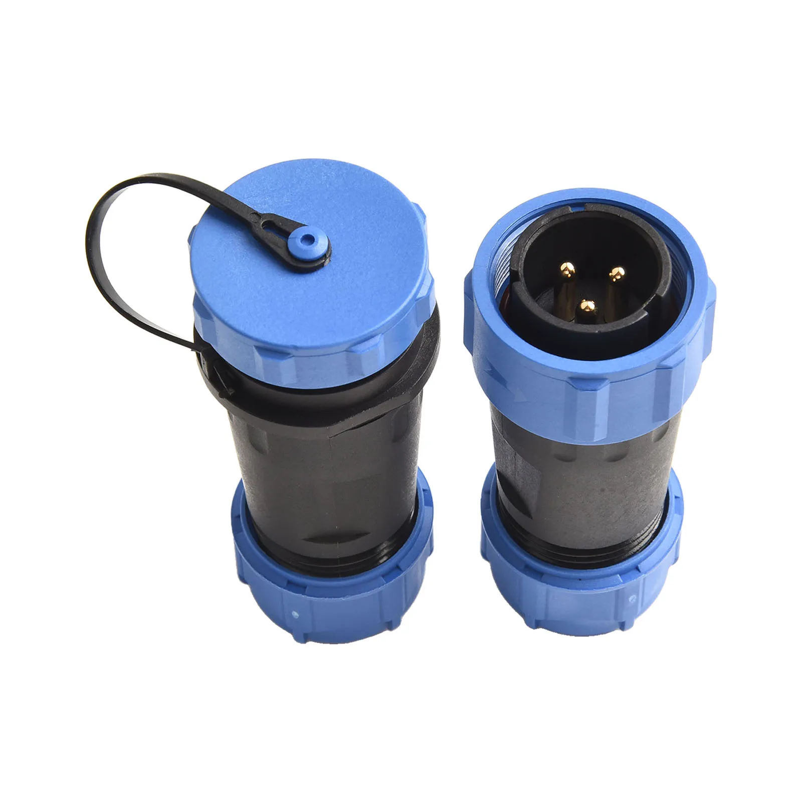 SP21 Aviation Waterproof Connector 30A 500V 3Pin Pair Panel Mount Industrial Wire Cable Connector Solder Terminal Screw Lock