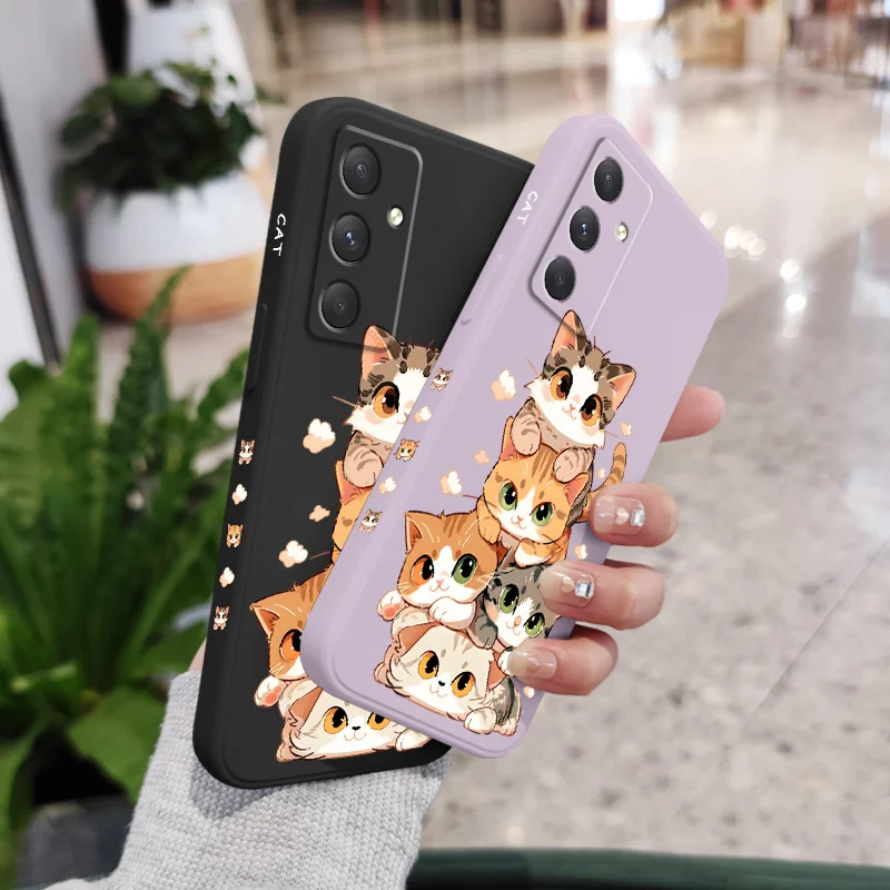 น่ารักนุ่มสําหรับSamsung Galaxy A56 A36 A26 A16 A06 A55 A35 A25 A15 A05 A05S A54 A34 A24 A14 A04 A04S A04E 4G 5G Cov