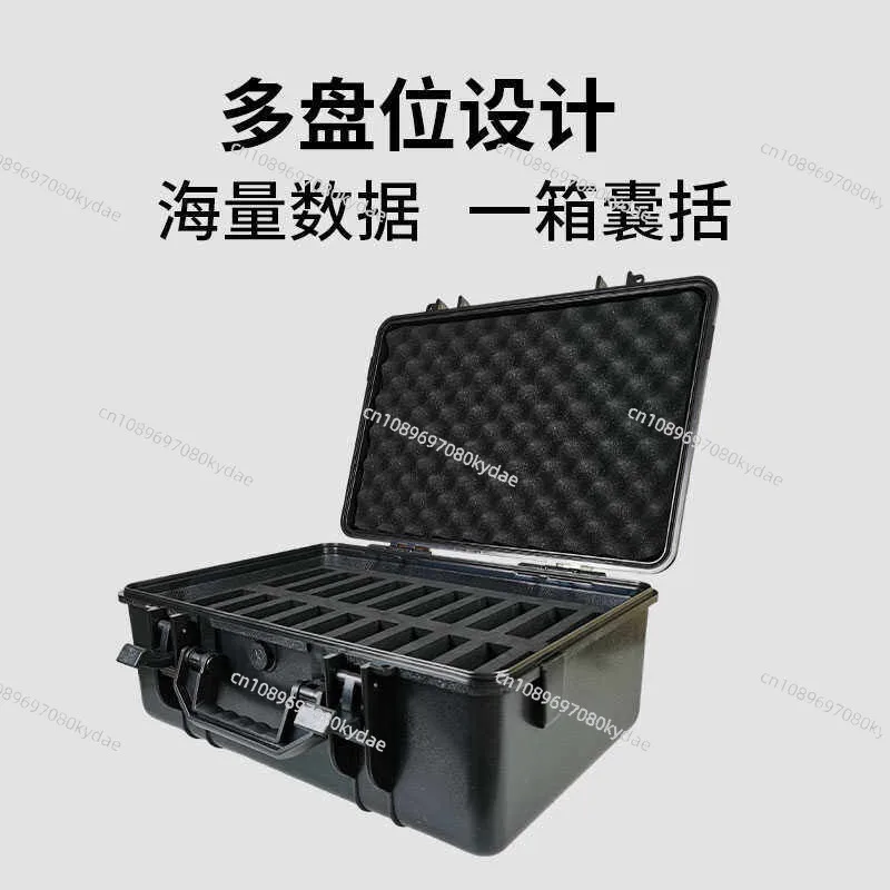 20 Bay 3.5 Inch Hard Drive Storage Box Waterproof Anti Static Portable HDD Protector for Data Backup
