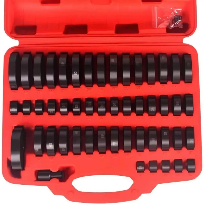 52Pcs Bearing Oil Seal Installation Removal Tools Wheel Hub Bearing Assemble Kit Professional Auto Maintenance Repair Tools