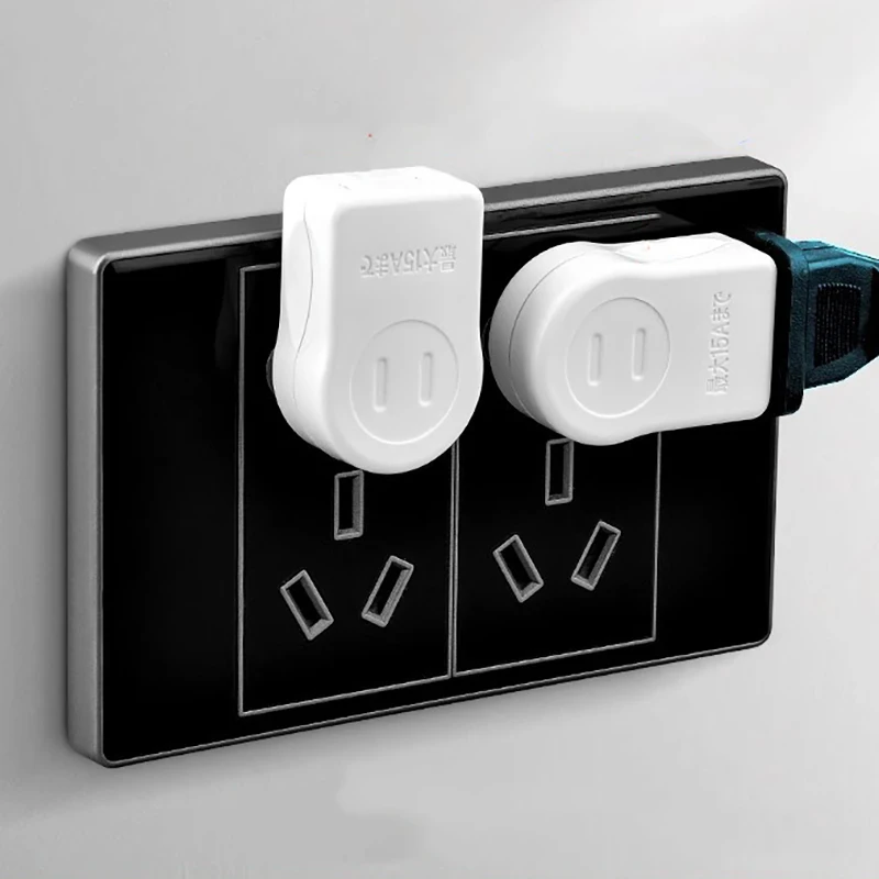 Sturdy US 2PIN 360 Angle Rotatable Power Socket Plug Adapter Foldable Travel Aadapters Power Converter Plug Electrical Socket