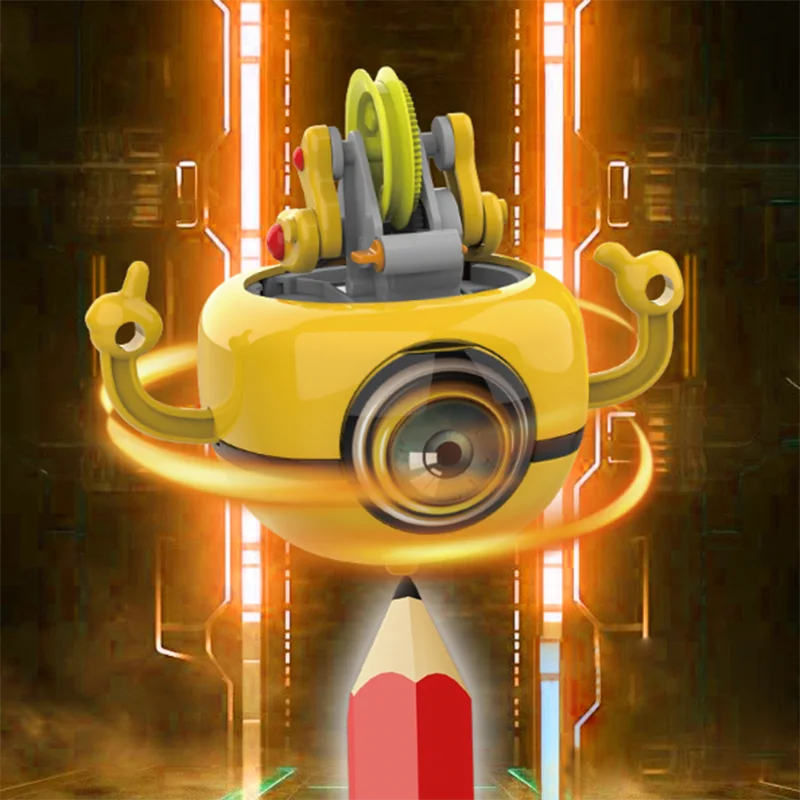 Copo elétrico uma roda sapo equilíbrio carro andando fio brinquedo auto balanceamento criativo ciência e educação puzzle brinquedo