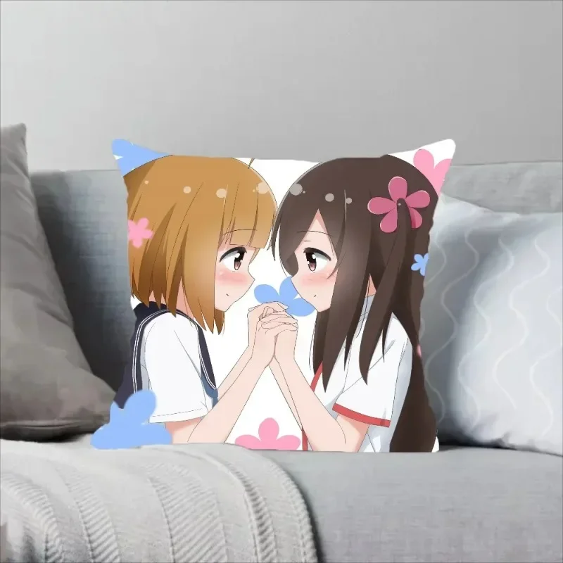 

Hitori Bocchi Room Decorating Items Cushions Cover for Pillow Cases Decorative Sleeping Cushion Covers Sofa Pillowcase