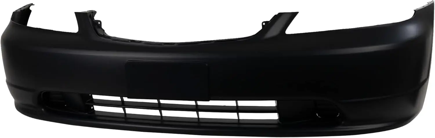 For 2001 - 2003 Compact Cars, Plastic Front Bumper Cover, Primed Color, Front - Fit and Model - Compatible