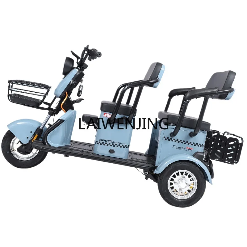 

HLZ electric tricycle passenger and cargo battery car with shed