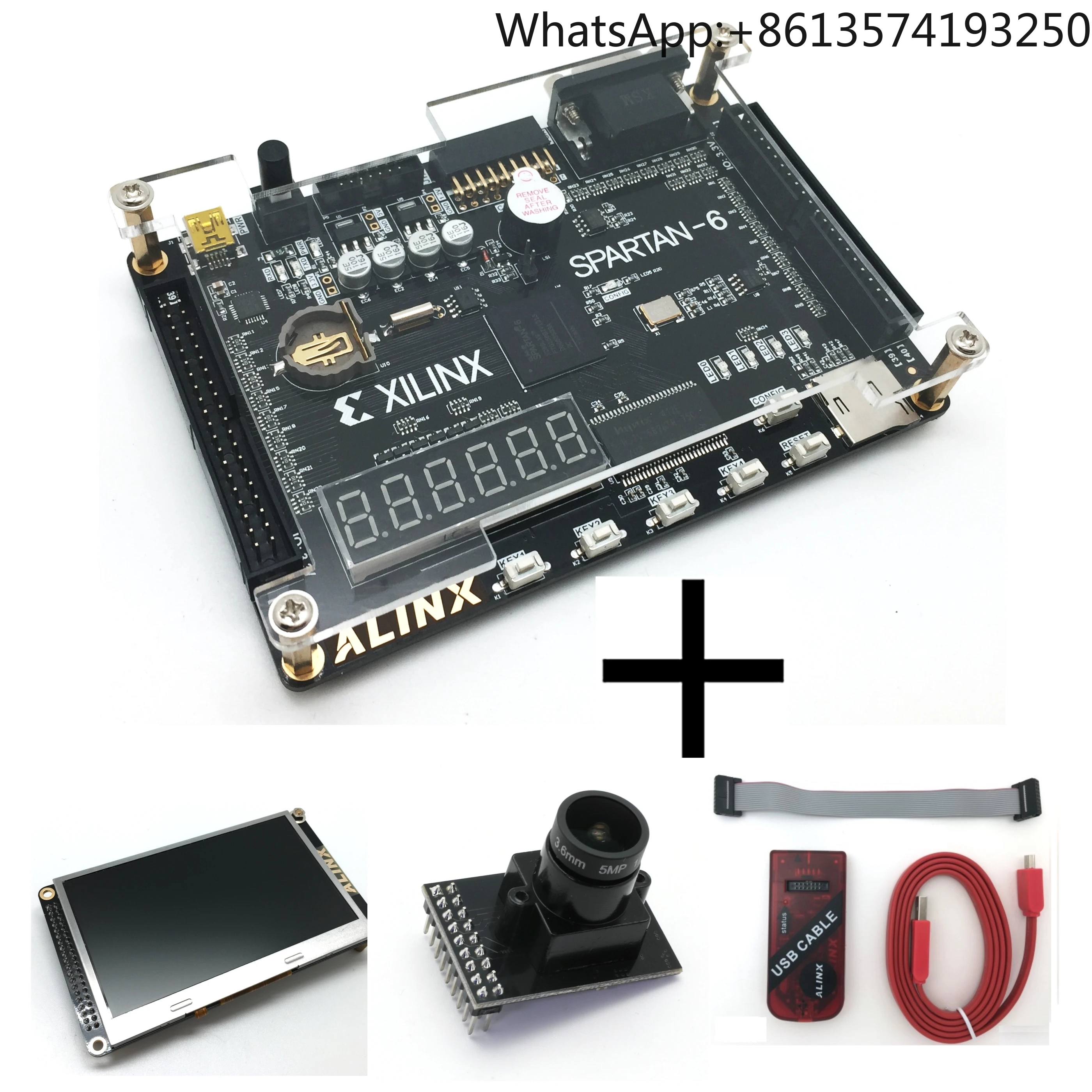 

XILINX ZYNQ XC7Z010 7000 7010 FPGA Development Board 4Gbit DDR3 ALINX Brand (Board +Program Downloader+ Camera/7 inch LCD )