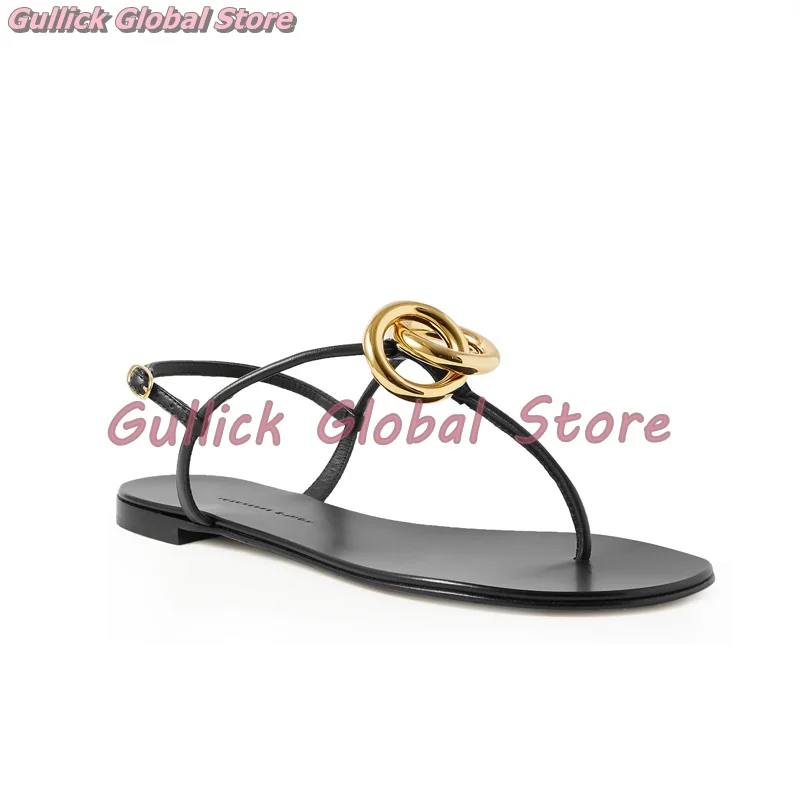 2024 New Arrival Round Toe Shallow Rhinestone Slingback Flat Sandals Grace Women Shoes Summer Dress Elegant Soft Cosy Casual