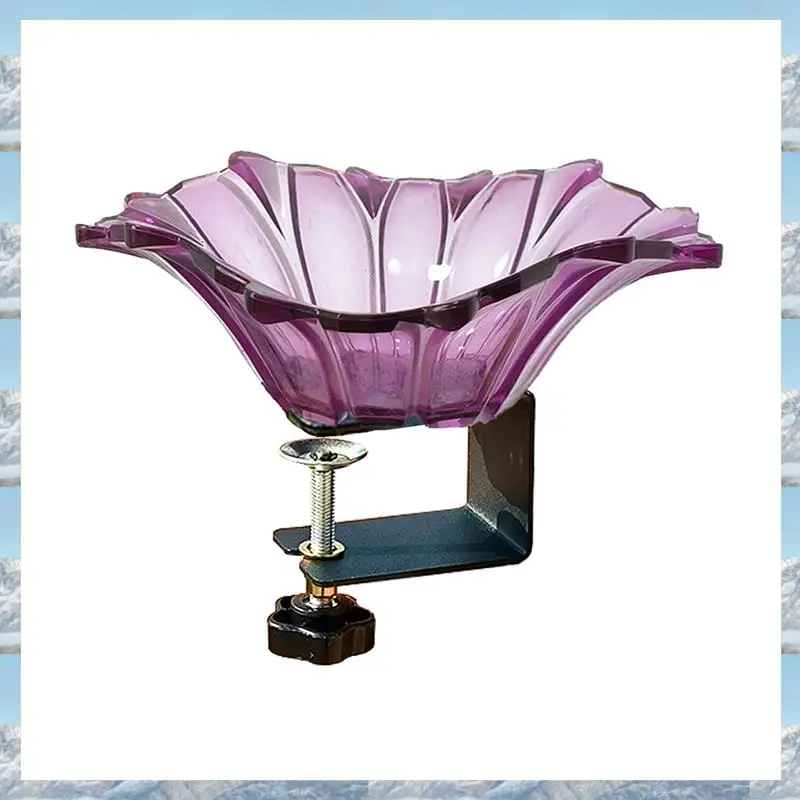 

Поручень для балкона и птиц в горячем стиле 2025 года, перила для ванны для птиц, кормушка для птиц, миска для забора, ванна для птиц с сверхмощным регулируемым основанием, перила для палубы