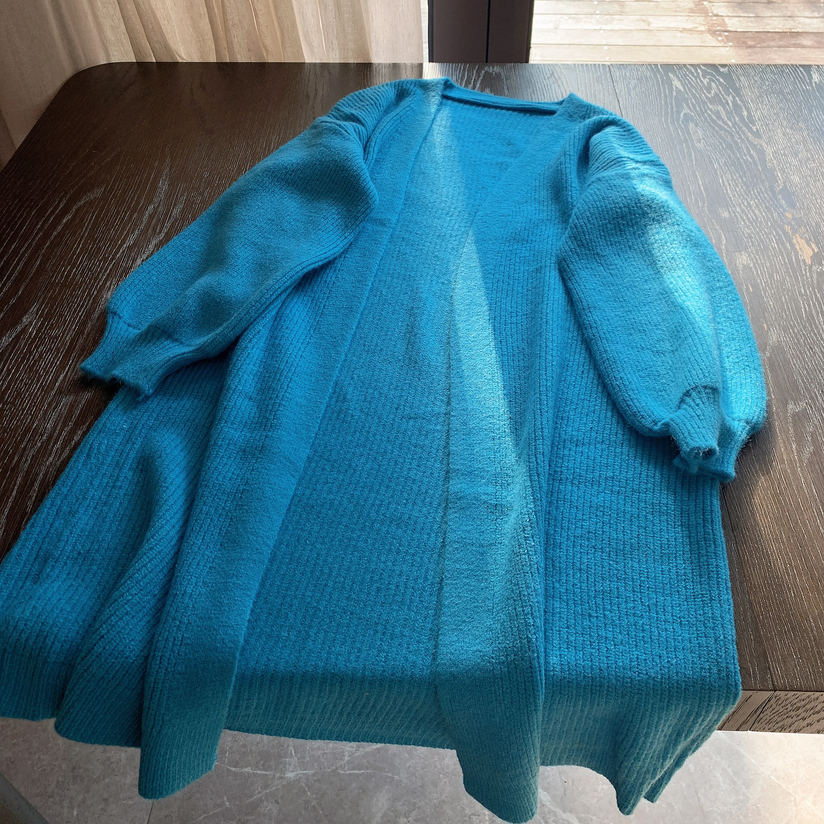 Thiened Lange Strickjacke, weich, gemütlich, Herbst-Oberbekleidung, Ele Classic Preppy Sle Button-up-Pullover für junge Frauen