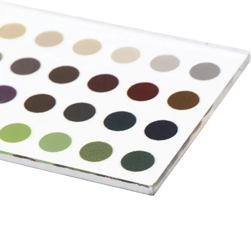 With 24 Circular Blocks Portable Color Analysis Template Guide Soft Summer/Autumn Color Cards Double-sided Color Cards Palette