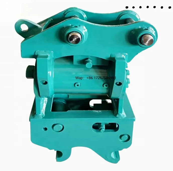 土木工事や基礎工事における迅速なアタッチメント交換のための掘削機クイックカプラー