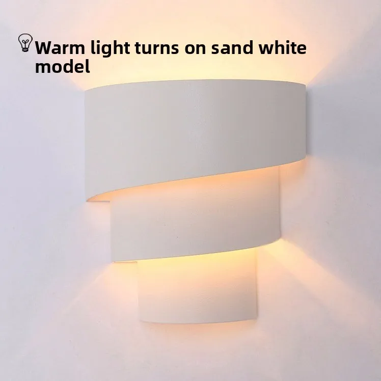 Simple Iron Triple Tier Wall Lamp for Living Room Bedroom Balcony Corridor