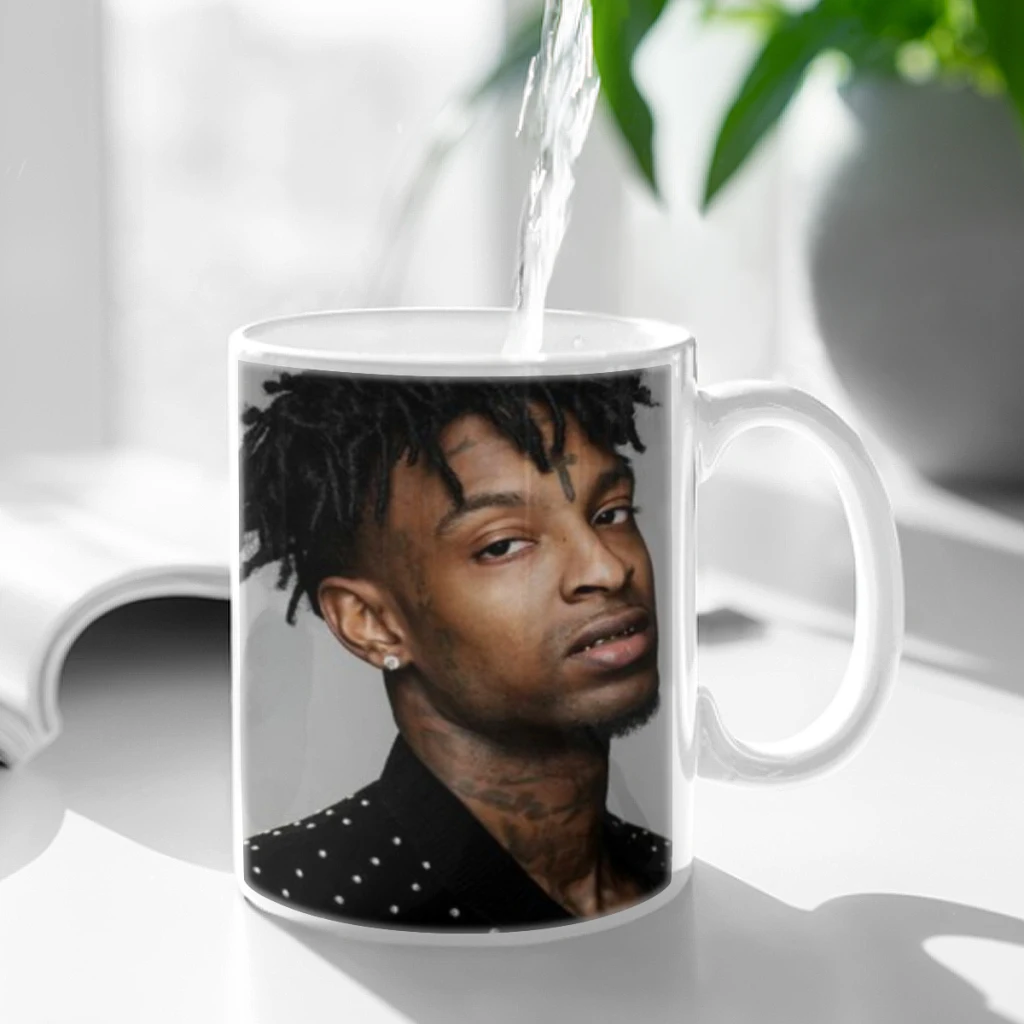 Young T-Thug Pop Hip-Hop Rap Star Classic Movie Free shipping Coffee Mug 11oz Fun Ceramic Coffee Tea Cocoa Cup Handle Tea Cup