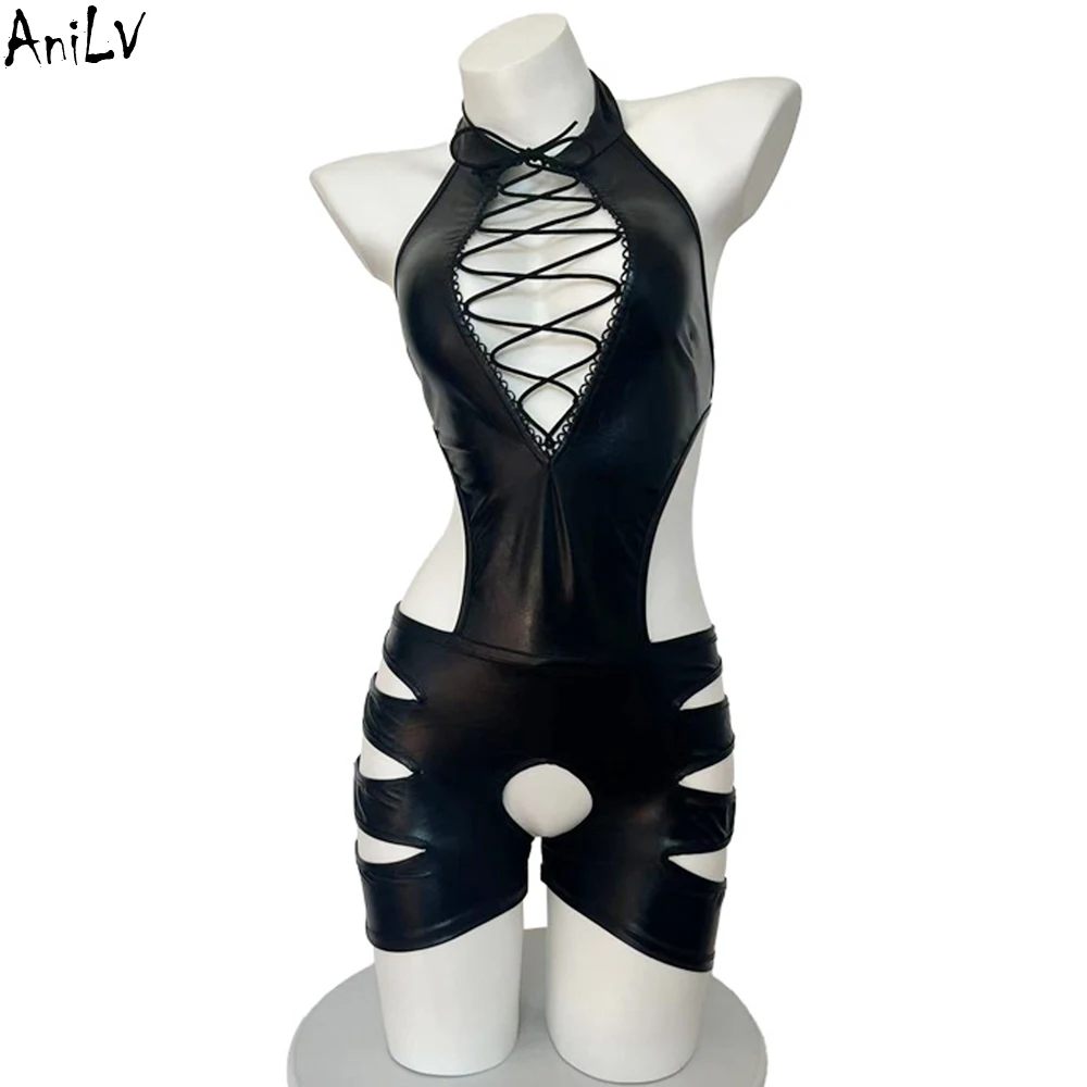 

AniLV аниме Лолита девушка кошка униформа горничной сексуальное женское белье искушение пижамы наряды эротические костюмы