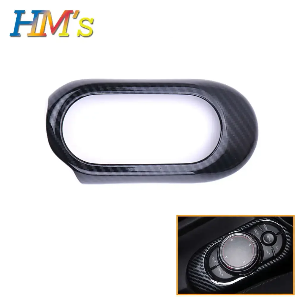 

Car Center Console Multimedia Button Gear Panel Housing Cover Sticker For MINI Cooper F55 F56 F57 Auto Car Accessories