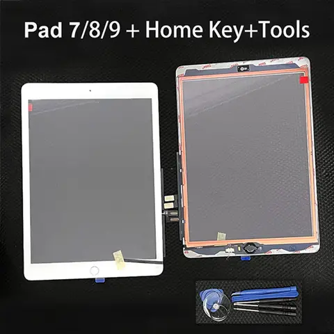 10.2 inch Tested Touch Screen Digitizer Glass For iPad 7 8 2019 2020 A2197 A2198 A2200 A2270 A2428 With Home Button+Flex+Tools