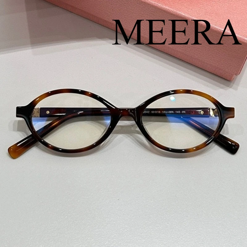 

Vintage Luxury Designer Acetate Frame Round retro Acetate eyewear For Small Face Myopia reading Women Prescription Glasses