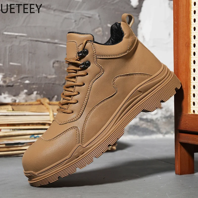 Tooling Boots Fashion-forward Men's Boots Understated Luxury Men Biker Shoes High-quality Understated Luxury Elastic New Arrival