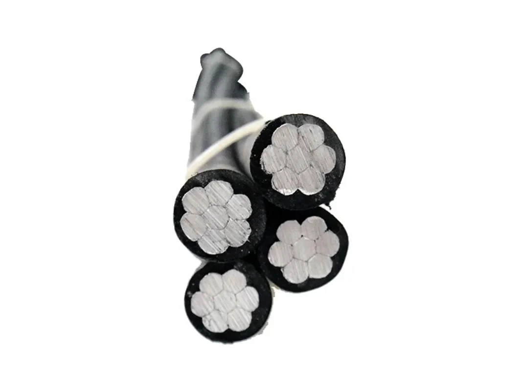 【From China】2Cores 16mm2 25mm2 XLPE Insulation Aerial Bundled Cable Triplex Overhead ABC Aluminum Cable for Power Station Home A