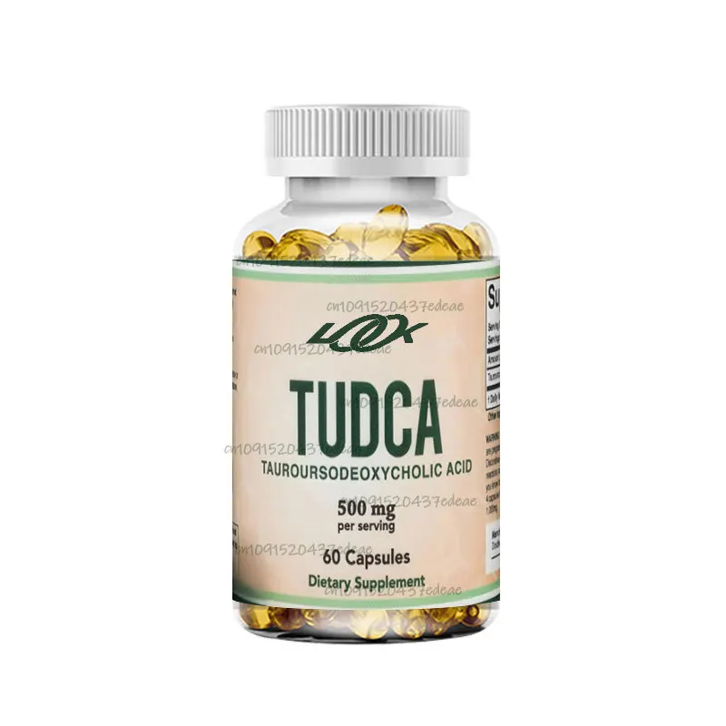 TUDCA bile salt liver support supplement, 500mg,liver and gallbladder cleaning supplement 60 capsules, 250mg with a bitter taste