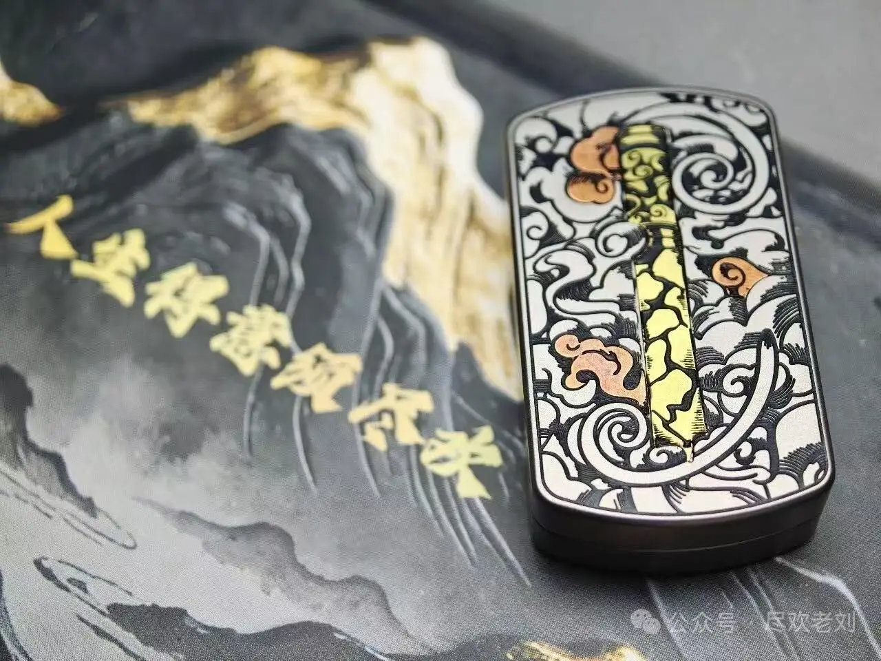 Used Edc Brand New and Unopened, Root Number 3 B Version Titanium Alloy, Zirconium Alloy Mythical Beast, Limited Edition 23