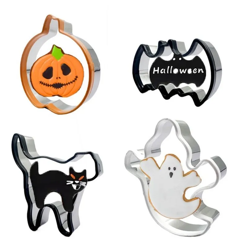 Набор формочек для печенья ABSJ-Halloween - формы для выпечки из нержавеющей стали для веселых семейных занятий