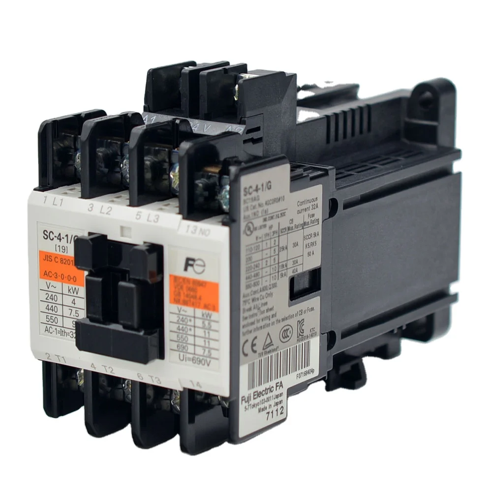 

SC-N7 FUJI Magnet Contactor 150A 75kW 2NO+2NC SC-N7 220 VAC