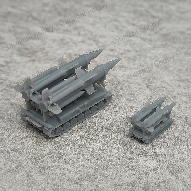 5PCS Model SA-4 Ganef Air Defense Missile System 1/700 1/350 Scale Tracked Launch Vehicle Military Weapons Toys for Collection - Image 3