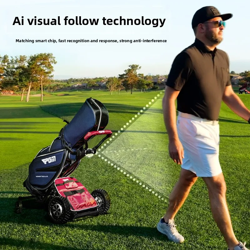 Costom Golf chartered car Ai automatic follow/active avoidance easy up and down hill 27 holes long battery life