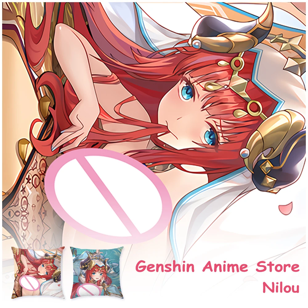 Genshin Impact Nilou Cosplay Dakimakura federa per cuscino per il corpo Otaku federa per tutto il corpo Home Bedding Decor