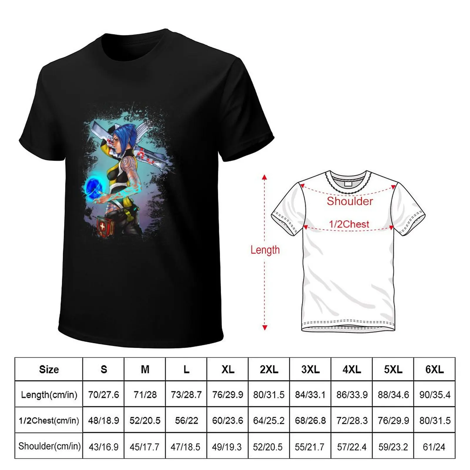 Bórdérlánds 2 Máyá Thé Sírén Spláttér 14 T-Shirt cotton tshirt 100% T-Shirt