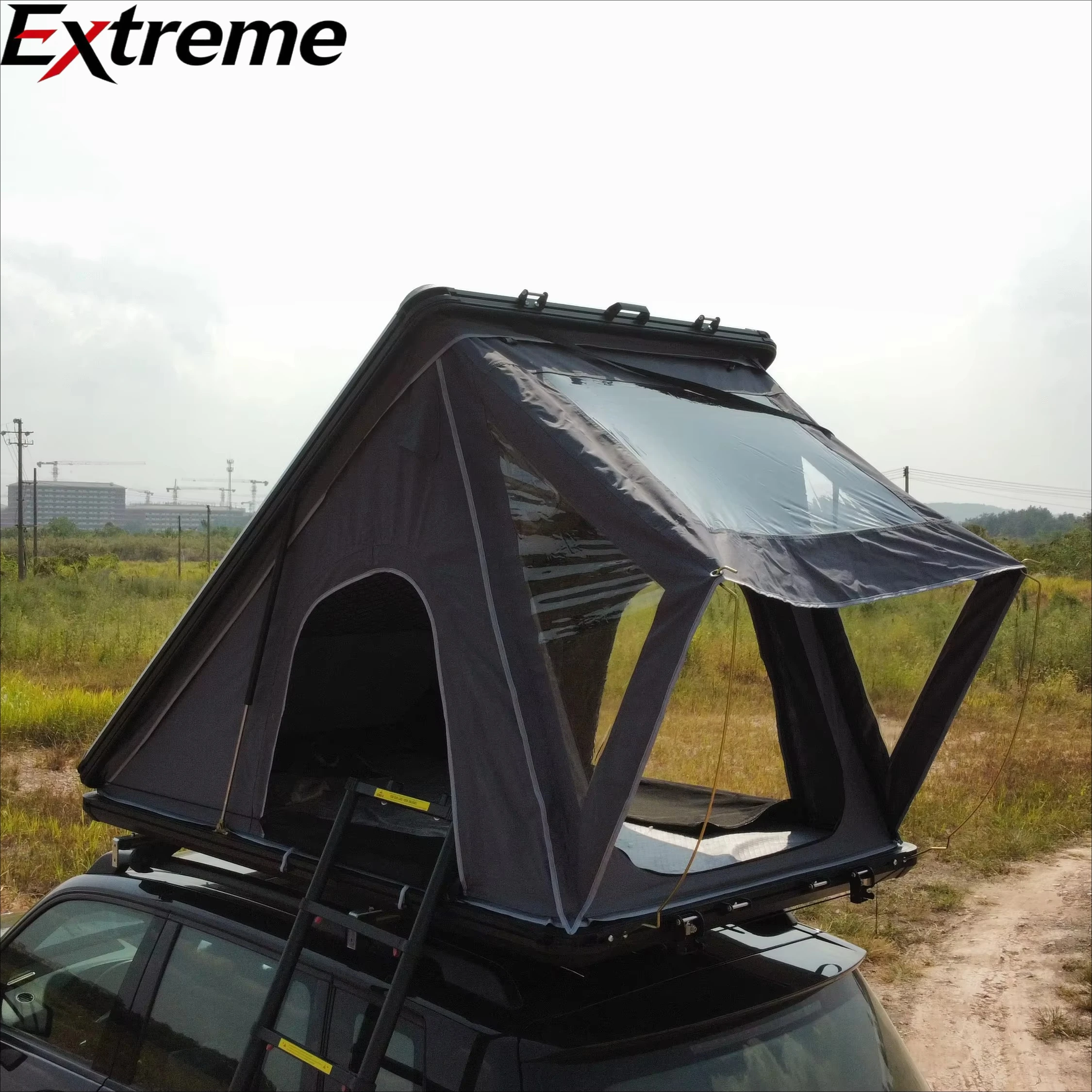 

EXTREME 2025 Aluminum Roof Top Tent Hard Shell 2 Person Four Seasons Camping Car Top Roof Tent 4x4 Tienda De Techo Dachzelt