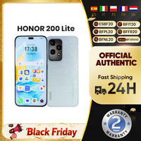 Global Version HONOR 200 Lite 5G Smartphone 8GB+256GB MediaTek Dimensity 6080 AMOLED 6.7\