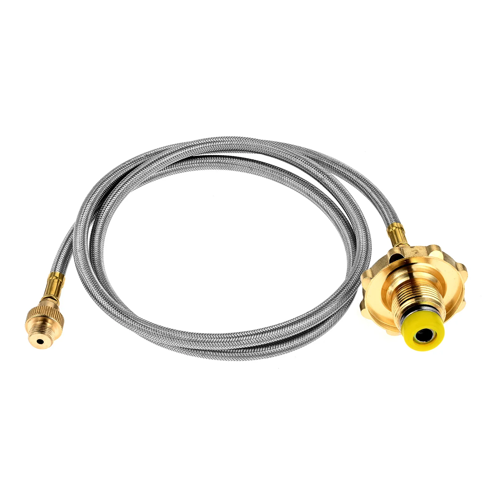 1 Set Camping Stove Adapter Hose Propane Refill Gas Outdoor Equipment Extension Hose 3.3 ft (1 m) Tank Connection Line